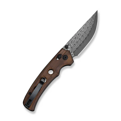 CIVIVI Knives™ Noctis Crossbar Lock C24020C-DS1 Guibourtia Wood Damascus Steel Pocket Knife