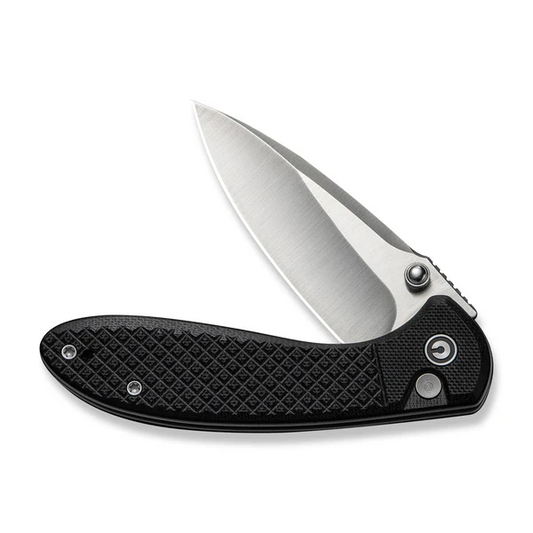 CIVIVI Knives™ Faeger Button Lock C24031-1 Black G10 14C28N Stainless Steel Pocket Knife