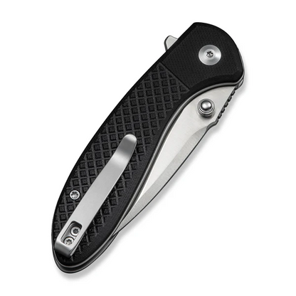 CIVIVI Knives™ Faeger Button Lock C24031-1 Black G10 14C28N Stainless Steel Pocket Knife