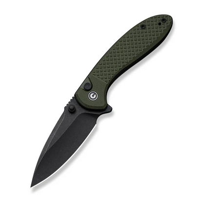 CIVIVI Knives™ Faeger Button Lock C24031-2 OD Green G10 14C28N Stainless Steel Pocket Knife
