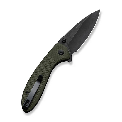 CIVIVI Knives™ Faeger Button Lock C24031-2 OD Green G10 14C28N Stainless Steel Pocket Knife