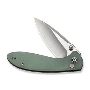 CIVIVI Knives™ Faeger Button Lock C24031-3 Natural G10 14C28N Stainless Steel Pocket Knife