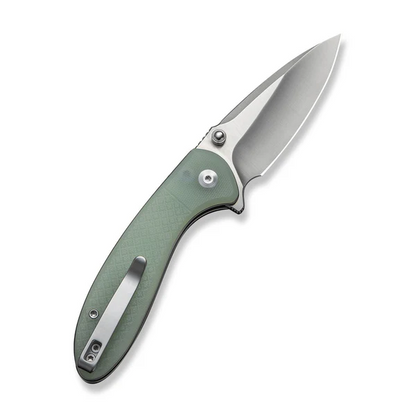 CIVIVI Knives™ Faeger Button Lock C24031-3 Natural G10 14C28N Stainless Steel Pocket Knife