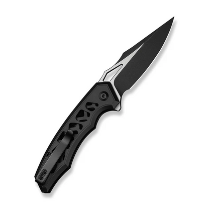 CIVIVI Knives™ Anaaki Button Lock C24039-1 Black Anodized Aluminum Nitro-V Stainless Steel Pocket Knife