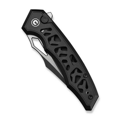 CIVIVI Knives™ Anaaki Button Lock C24039-1 Black Anodized Aluminum Nitro-V Stainless Steel Pocket Knife