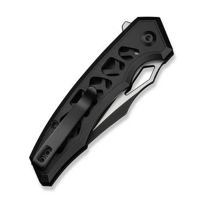 CIVIVI Knives™ Anaaki Button Lock C24039-1 Black Anodized Aluminum Nitro-V Stainless Steel Pocket Knife
