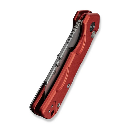 CIVIVI Knives™ Pulsara Utility Button Lock C24041F-2 Red Anodized Aluminum 6Cr13 Razor Steel Pocket Knife