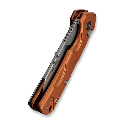 CIVIVI Knives™ Pulsara Utility Button Lock C24041F-3 Orange Anodized Aluminum 6Cr13 Razor Steel Pocket Knife