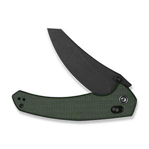 CIVIVI Knives™ Sixgill Crossbar Lock C24050-3 Green Canvas Micarta Nitro-V Stainless Steel Pocket Knife