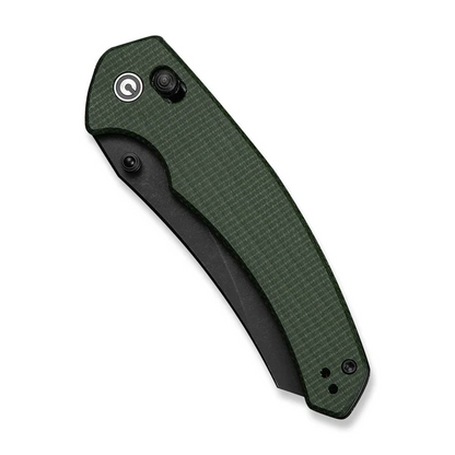 CIVIVI Knives™ Sixgill Crossbar Lock C24050-3 Green Canvas Micarta Nitro-V Stainless Steel Pocket Knife