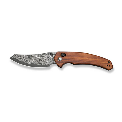 CIVIVI Knives™ Sixgill Crossbar Lock C24050-DS1 Guibourtia Wood Damascus Steel Pocket Knife