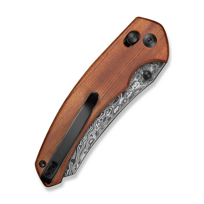 CIVIVI Knives™ Sixgill Crossbar Lock C24050-DS1 Guibourtia Wood Damascus Steel Pocket Knife