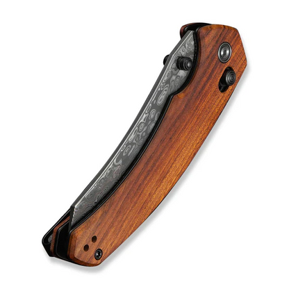 CIVIVI Knives™ Sixgill Crossbar Lock C24050-DS1 Guibourtia Wood Damascus Steel Pocket Knife