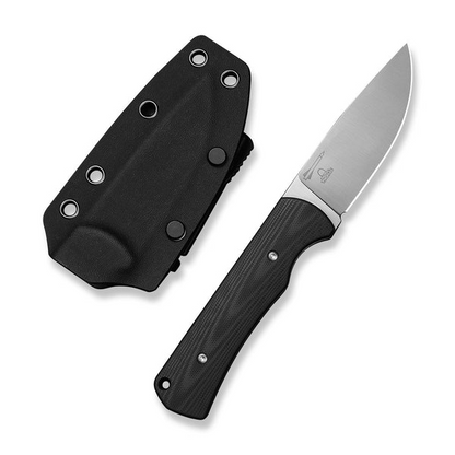 CIVIVI Knives™ Jencks Fixed Blade C24051-1 Black G10 14C28N Stainless Steel Knife