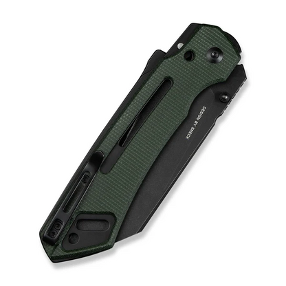 CIVIVI Knives™ Buster FG Superlock C24052-3 Green Canvas Micarta Nitro-V Stainless Steel Pocket Knife