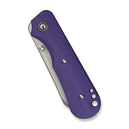 CIVIVI Knives™ Crabby Liner Lock C24055-2 Purple G10 14C28N Stainless Steel Pocket Knife