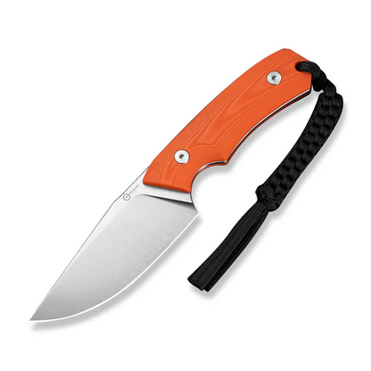 CIVIVI Knives™ Gander Fixed Blade C24058B-1 Orange G10 14C28N Stainless Steel Knife