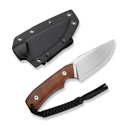 CIVIVI Knives™ Gander Fixed Blade C24058B-3 Guibourtia Wood 14C28N Stainless Steel Knife