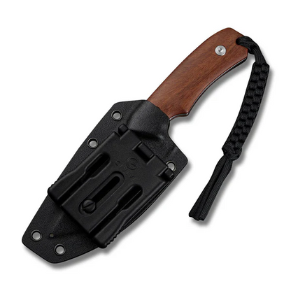 CIVIVI Knives™ Gander Fixed Blade C24058B-3 Guibourtia Wood 14C28N Stainless Steel Knife