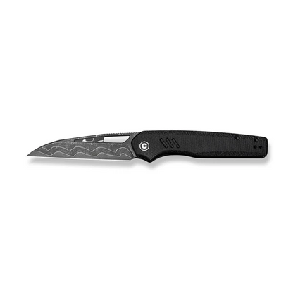 CIVIVI Knives™ Guile Liner Lock C24062B-DS1 Black Canvas Micarta Damascus Steel Pocket Knife