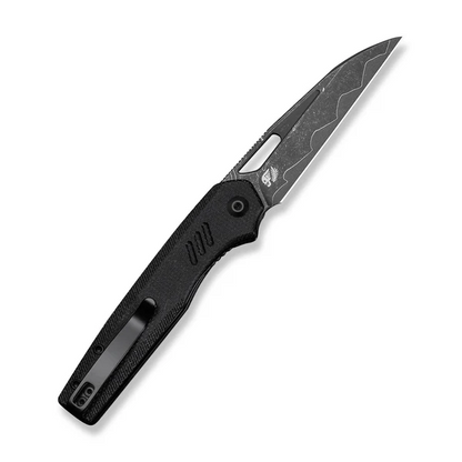 CIVIVI Knives™ Guile Liner Lock C24062B-DS1 Black Canvas Micarta Damascus Steel Pocket Knife