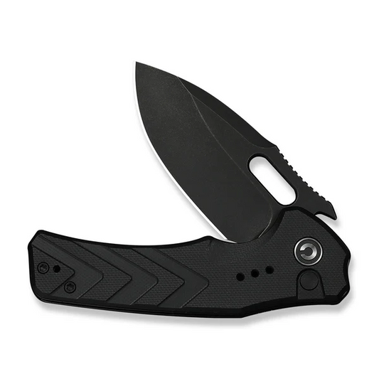 CIVIVI Knives™ Vexron Button Lock C24066-1 Black G10 14C28N Stainless Steel Pocket Knife