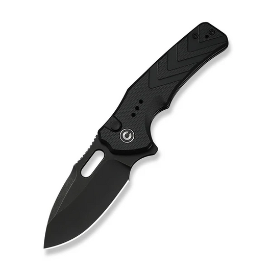 CIVIVI Knives™ Vexron Button Lock C24066-1 Black G10 14C28N Stainless Steel Pocket Knife