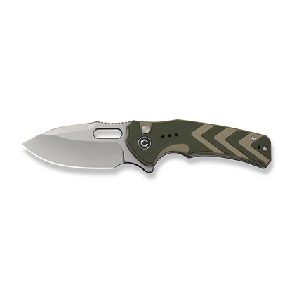 CIVIVI Knives™ Vexron Button Lock C24066-2 OD Green & Tan G10 14C28N Stainless Steel Pocket Knife