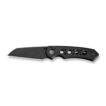 CIVIVI Knives™ Pragma Prime Button Lock C24067-1 Black Anodized Aluminum 14C28N Stainless Steel Pocket Knife