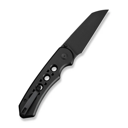 CIVIVI Knives™ Pragma Prime Button Lock C24067-1 Black Anodized Aluminum 14C28N Stainless Steel Pocket Knife