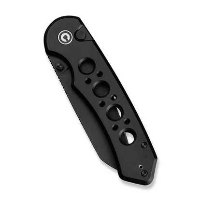 CIVIVI Knives™ Pragma Prime Button Lock C24067-1 Black Anodized Aluminum 14C28N Stainless Steel Pocket Knife
