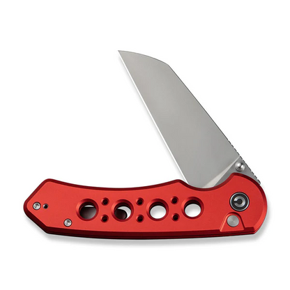 CIVIVI Knives™ Pragma Prime Button Lock C24067-2 Red Anodized Aluminum 14C28N Stainless Steel Pocket Knife