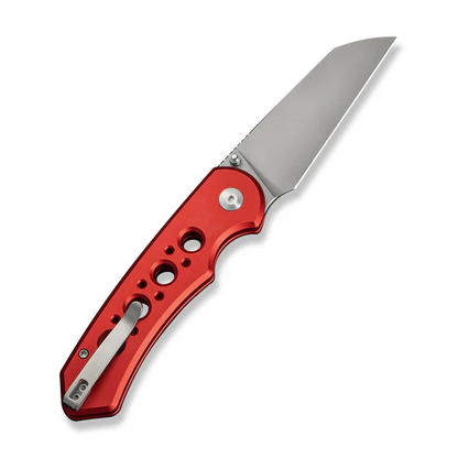 CIVIVI Knives™ Pragma Prime Button Lock C24067-2 Red Anodized Aluminum 14C28N Stainless Steel Pocket Knife