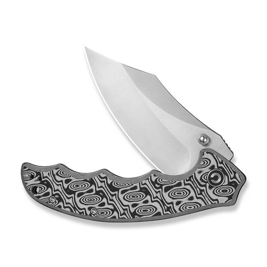 CIVIVI Knives™ Pentad Liner Lock C24068-3 Black & White Vortex Micarta Nitro-V Stainless Steel Pocket Knife