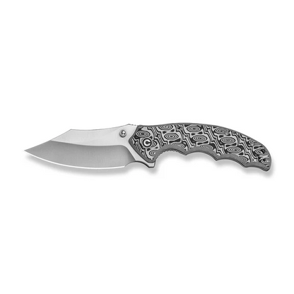 CIVIVI Knives™ Pentad Liner Lock C24068-3 Black & White Vortex Micarta Nitro-V Stainless Steel Pocket Knife