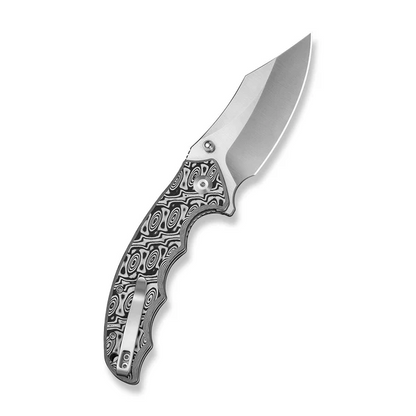 CIVIVI Knives™ Pentad Liner Lock C24068-3 Black & White Vortex Micarta Nitro-V Stainless Steel Pocket Knife