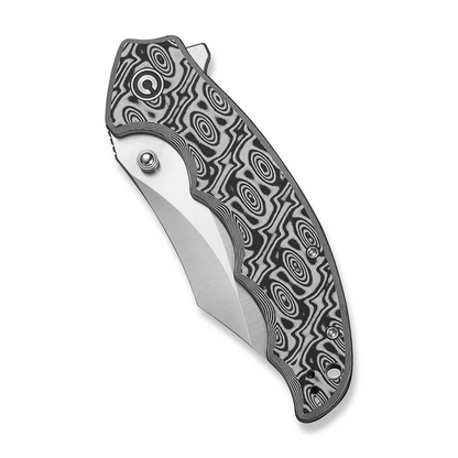 CIVIVI Knives™ Pentad Liner Lock C24068-3 Black & White Vortex Micarta Nitro-V Stainless Steel Pocket Knife