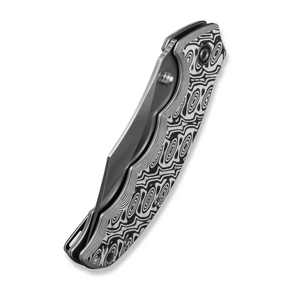 CIVIVI Knives™ Pentad Liner Lock C24068-3 Black & White Vortex Micarta Nitro-V Stainless Steel Pocket Knife