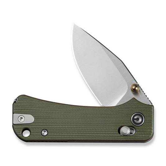 CIVIVI Knives™ Baby Banter 2 TG Crossbar Lock C24074-1 Green & Red G10 14C28N Stainless Steel Pocket Knife