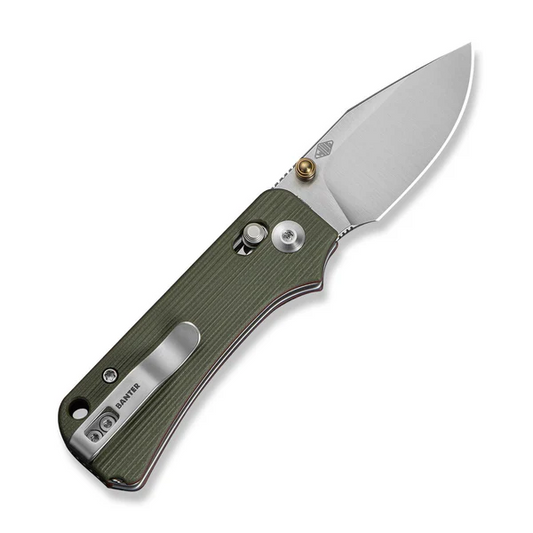 CIVIVI Knives™ Baby Banter 2 TG Crossbar Lock C24074-1 Green & Red G10 14C28N Stainless Steel Pocket Knife