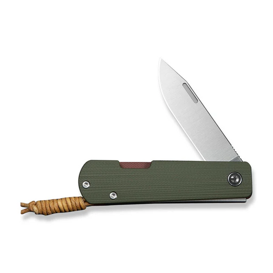 CIVIVI Knives™ Slippy Sendy C24075B-1 Green & Red G10 Nitro-V Stainless Steel Pocket Knife