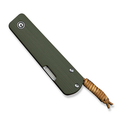 CIVIVI Knives™ Slippy Sendy C24075B-1 Green & Red G10 Nitro-V Stainless Steel Pocket Knife