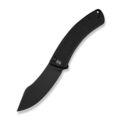 CIVIVI Knives™ Outlaw Muk Button Lock C24079-1 Black G10 14C28N Stainless Steel Pocket Knife