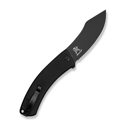 CIVIVI Knives™ Outlaw Muk Button Lock C24079-1 Black G10 14C28N Stainless Steel Pocket Knife
