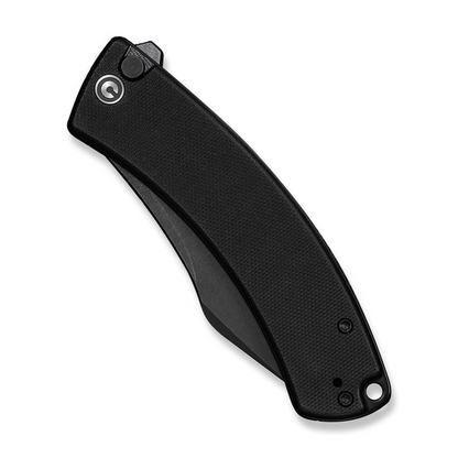 CIVIVI Knives™ Outlaw Muk Button Lock C24079-1 Black G10 14C28N Stainless Steel Pocket Knife