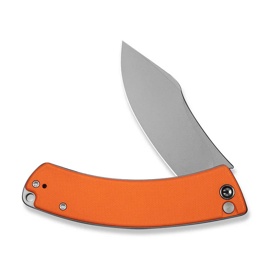CIVIVI Knives™ Outlaw Muk Button Lock C24079-2 Orange G10 14C28N Stainless Steel Pocket Knife