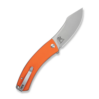CIVIVI Knives™ Outlaw Muk Button Lock C24079-2 Orange G10 14C28N Stainless Steel Pocket Knife