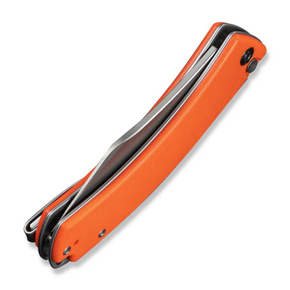 CIVIVI Knives™ Outlaw Muk Button Lock C24079-2 Orange G10 14C28N Stainless Steel Pocket Knife