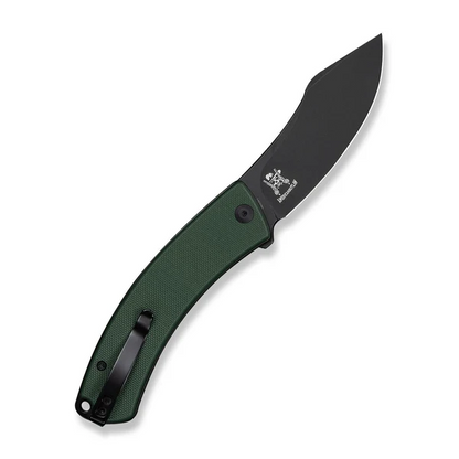 CIVIVI Knives™ Outlaw Muk Button Lock C24079-3 Teal Green G10 14C28N Stainless Steel Pocket Knife