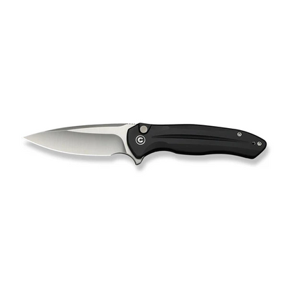 CIVIVI Knives™ Kitefin Button Lock C24091-1 Black Anodized Aluminum 14C28N Stainless Steel Pocket Knife